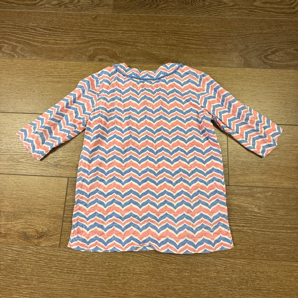 Vineyard Vines Girls Cover-Up, Pink/Blue XS Lightweight Beach Summer Swim, Dress - Picture 10 of 11